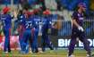 Afghanistan's wicket celebration