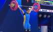Jhilli Dalbehara in action during the ongoing Commonwealth Weightlifting Championships in Tashkent o
