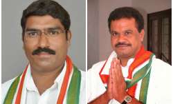 Disqualified Congress MLAs Komatireddy Venkat Reddy and SA