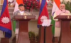  Nepal PM KP Sharma Oli and PM Narendra Modi issue joint