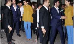 Deepika Padukone Ranbir Kapoor Karan Johar at event