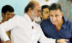 Rajinikanth and Kamal Hassan took part in a protest over