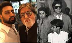 When Abhishek Bachchan shared the stage with dad Amitabh Bachchan in 1981, watch throwback video