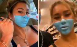 Foreign influencers slammed for painting mask on face to enter Bali supermarket; watch video