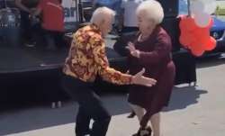 Elderly couple, dance