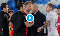 zinedine zidane, toni kroos, real madrid, referee
