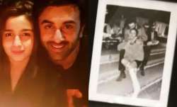 Ranbir Kapoor drops a kiss on Alia Bhatt's head