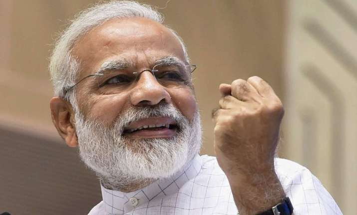 The voters also gave thumbs-up to Modi's leadership as well