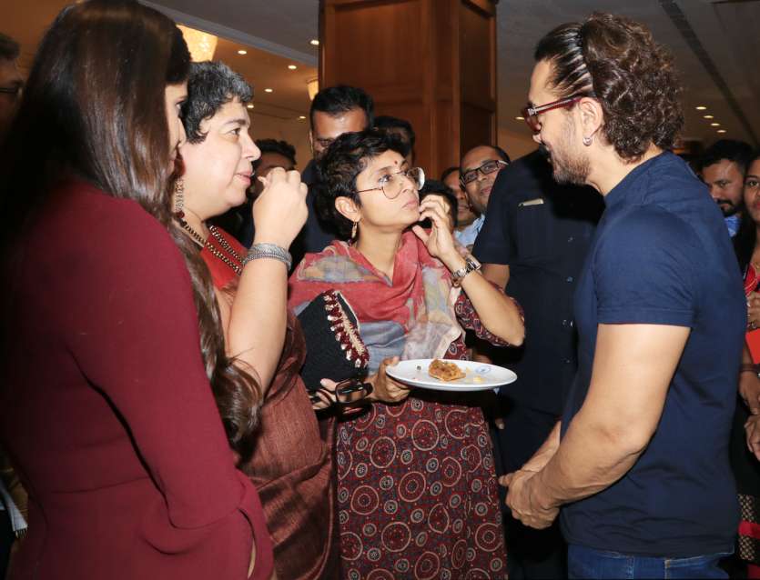 Aamir Khan, Kiran Rao and ex-wife Reena Dutta bond over a ...