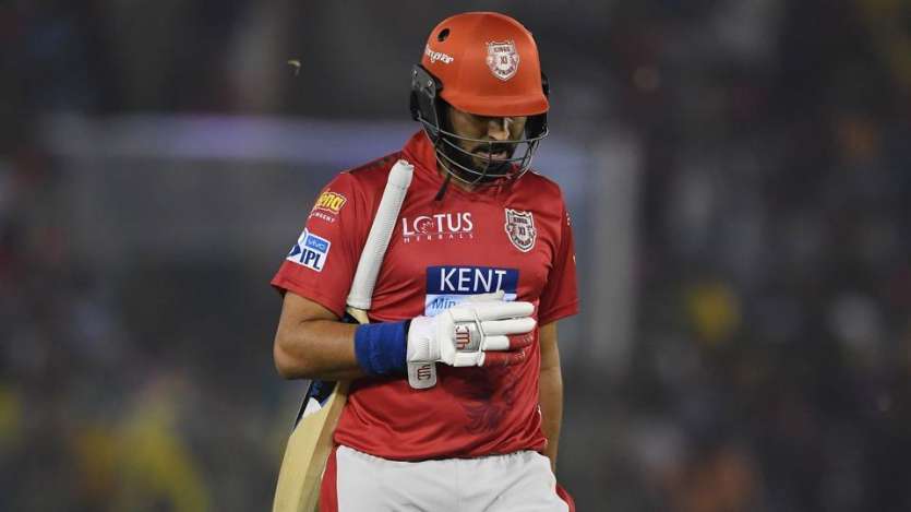 Yuvraj Singh (14 off 14) made a disappointing comeback after being dropped in the previous game. This time the luck was also not on Yuvraj's side he got run out after a mix-up with Karun Nair (23 off 12). The stylish southpaw is yet to cross the 20-run mark in the tournament.