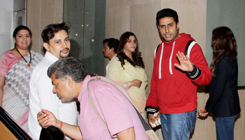 In Pics: Abhishek Bachchan, Smriti Irani, Karan Johar and ...