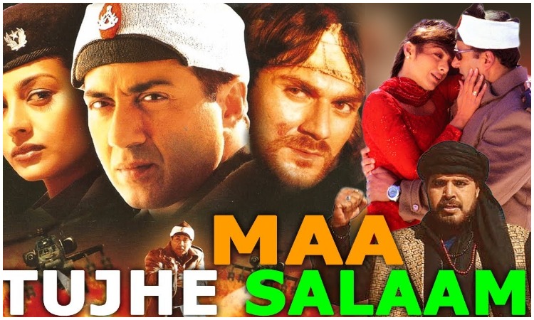 Maa Tujhe Salaam is a treat to watch for all the Sunny Deol fans who absolutely added a punch to the patriotic sentiment through his character Major Pratap Singh.
