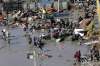 Damage due to earthquake and tsunami in Indonesia