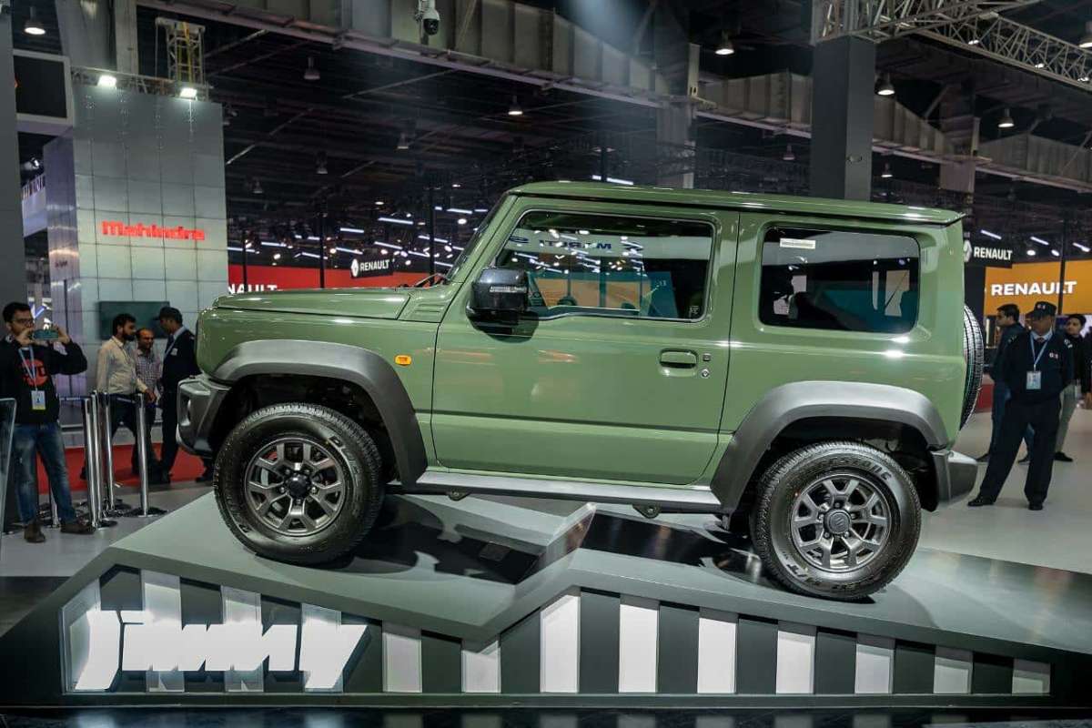Olive Green Maruti Suzuki Jimny Steals The Show At Auto Expo 2020
