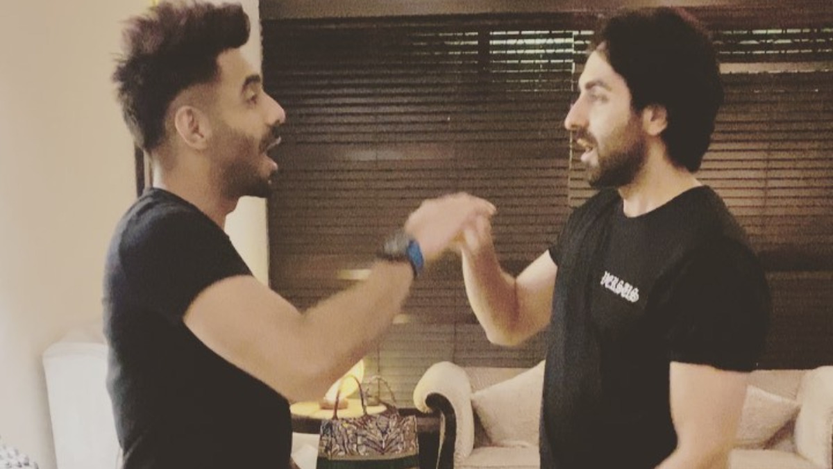 indiatvnews.com - India TV Entertainment Desk - Ayushmann Khurrana and brother Aparshakti get nostalgic as they play Aao Milo Shilo Shalo | VIDEO