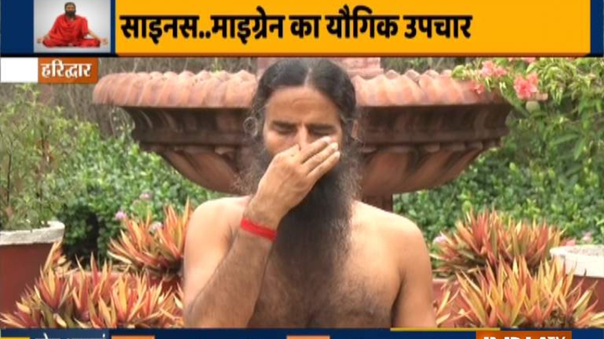 Treat Migraine Instantly With Swami Ramdev S Yoga Asanas And Home Remedies Treat News India Tv