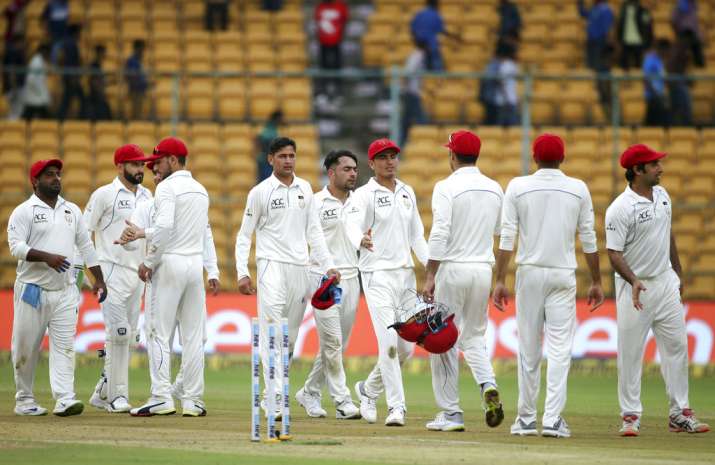 One-off Test: Rashid, Nabi star as spinners rip through Ireland on Day 1