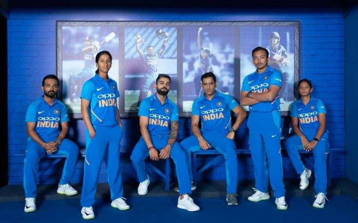 Team India's new jersey for the 2019 