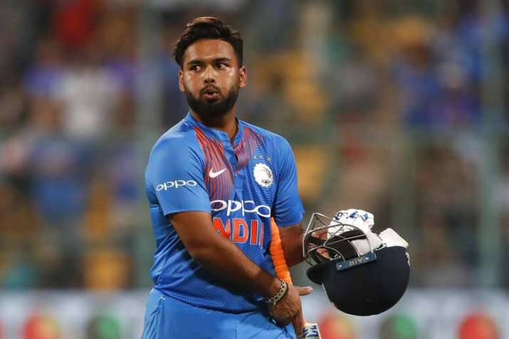 rishabh pant jersey number