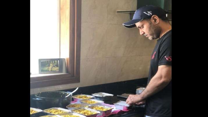 Former Indian cricketer Virender Sehwag, along with his