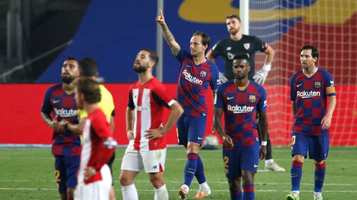 La Liga: Barcelona beat Athletic 1-0 to move back in front of Real Madrid