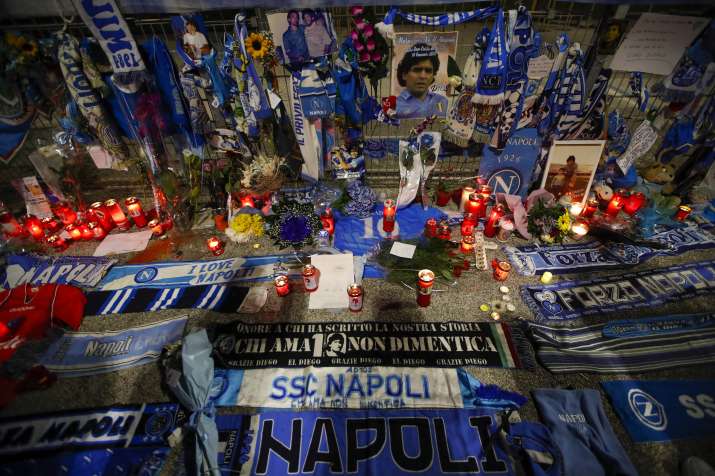 Maradona died at his home in the northern outskirts of