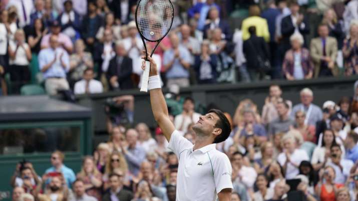 Serbia's Novak Djokovic